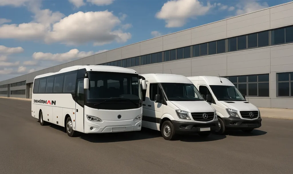 Personel taşımacılığı için fabrika ve şirketler için avantajlar