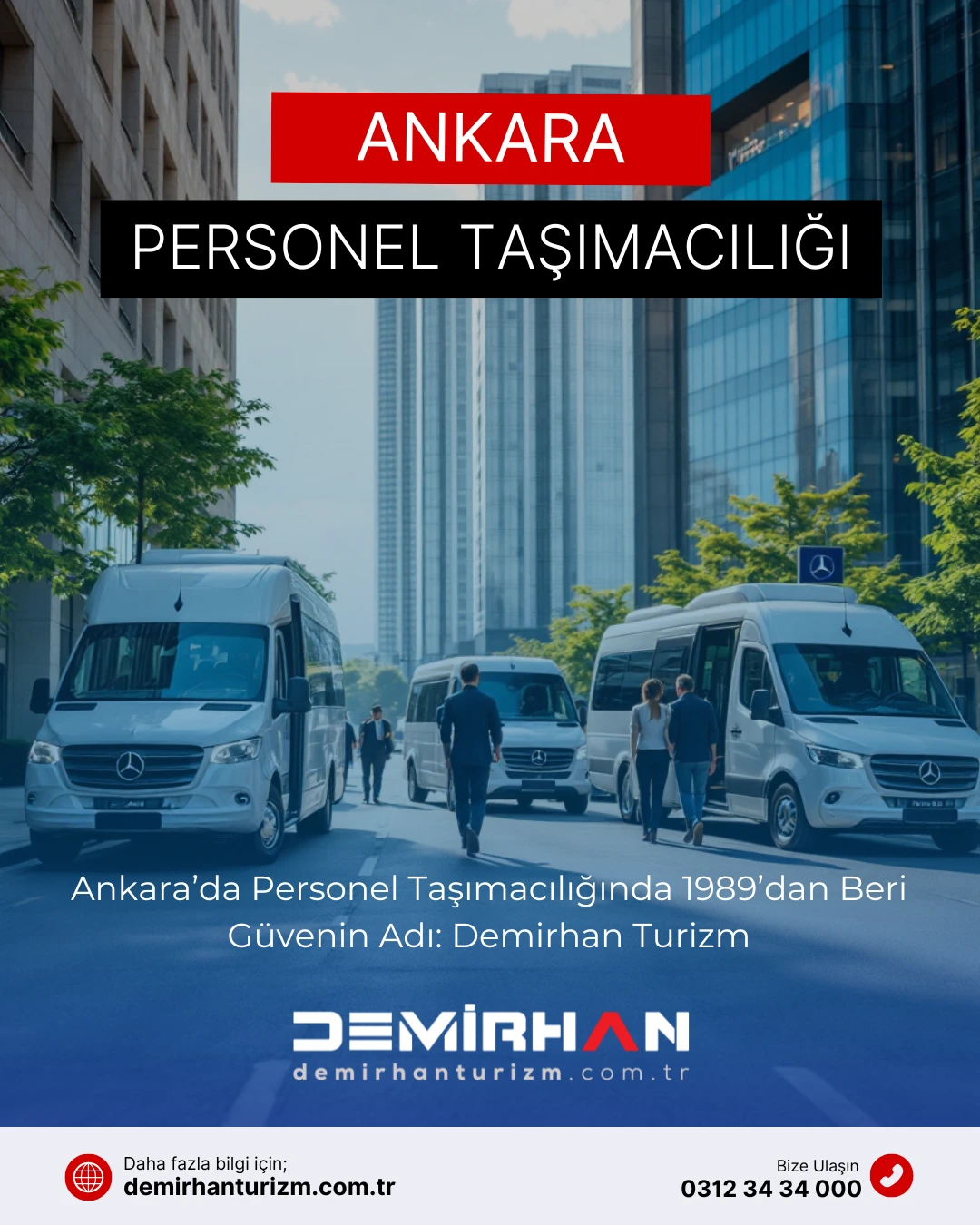Ankara Personel Taşımacılığı | 5 Kalite Kriteri | Demirhan Turizm Ankara Personel Taşımacılığı