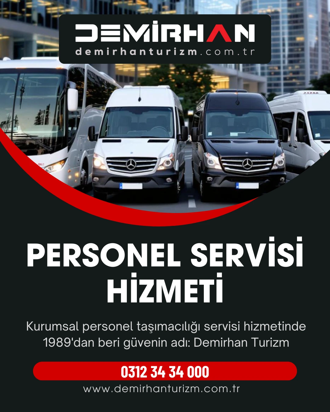 Ankara Personel Servisi | En İyisi | Demirhan Turizm Kurumsal Personel Servis Taşımacılığı Hizmeti