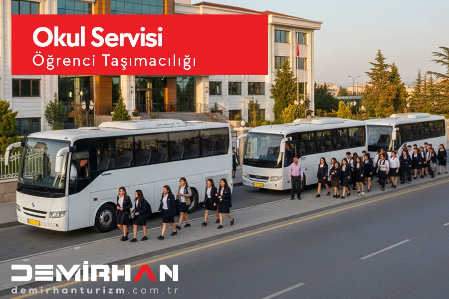 Ankara Okul Servisi Firmaları Arasında Doğru Seçim | Demirhan Turizm Okul Servis Aracı