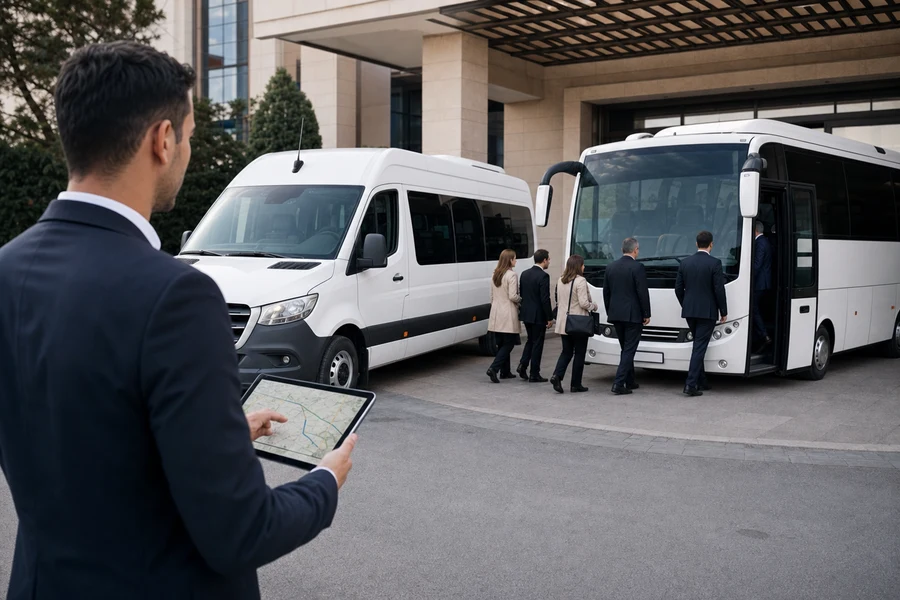 Ankara kurumsal etkinlik transferi için rota ve araç planlaması